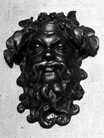 Mask of Silenus, crowned with ivy