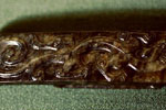 Scabbard Fitting Ornamented with Elongated Chilong (Immature Dragon) in Relief