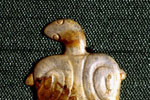 Pendant in the Shape of Tortoise with Head Turned to Left