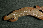 Arc Pendant (huang) in the Form of a Contorted Dragon