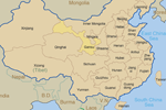 Locator Map of Gansu