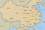 Locator Map of Hunan