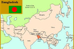 Locator Map of Banladesh