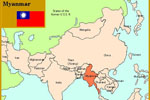 Locator Map of Myanmar