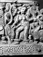 panel, with female figures, detail of the 12th section from the left