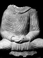 Buddha, seated, in dhyanamudra