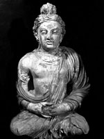 Bodhisattva, seated, in dhyanamudra